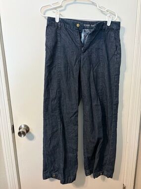 American Eagle Indigo High-Rise Wide Leg Jeans